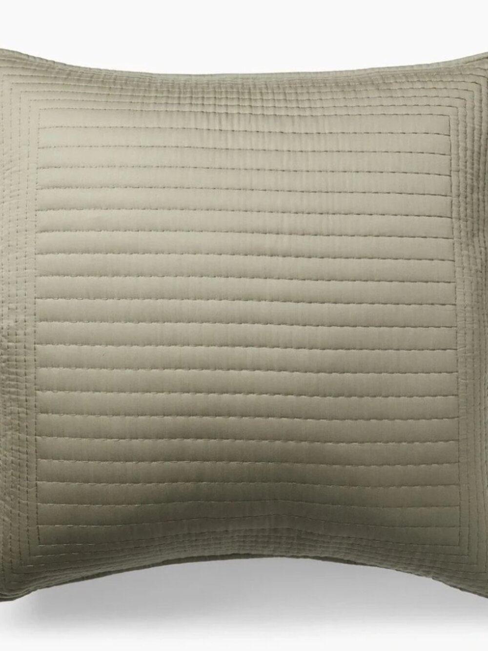 NWT West Elm Tencel Pick Stitch‎ Euro Sham - Set of 2